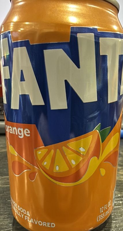 Fanta orange lata 12oz