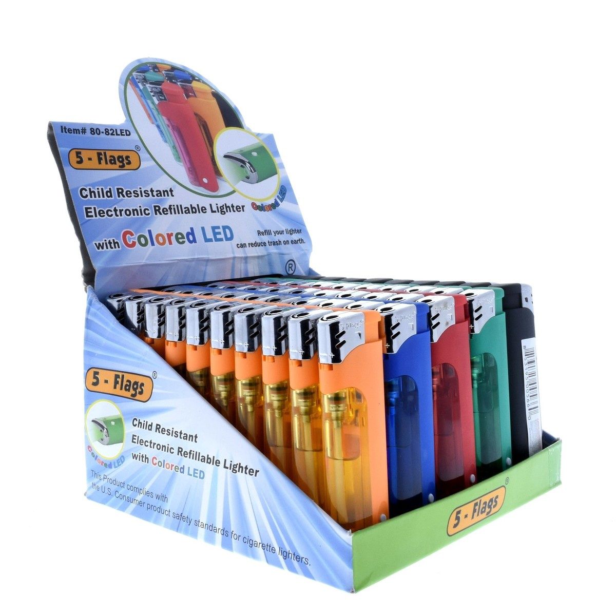 Encendedor 5-flags lighter
