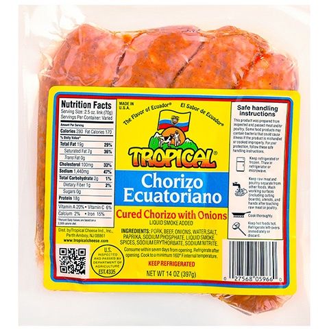 Chorizo Ecuatoriano 14 Oz