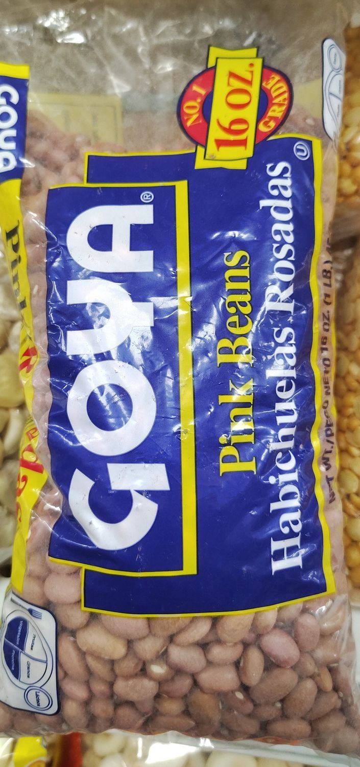 GOYA Pink Beans 16 Oz Habi. Ro