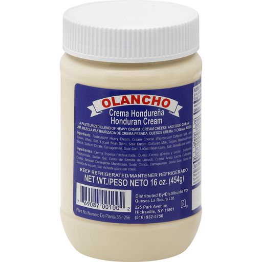 Crema Olancho Hondureña