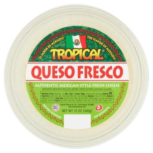 Queso fresco Mexicano.