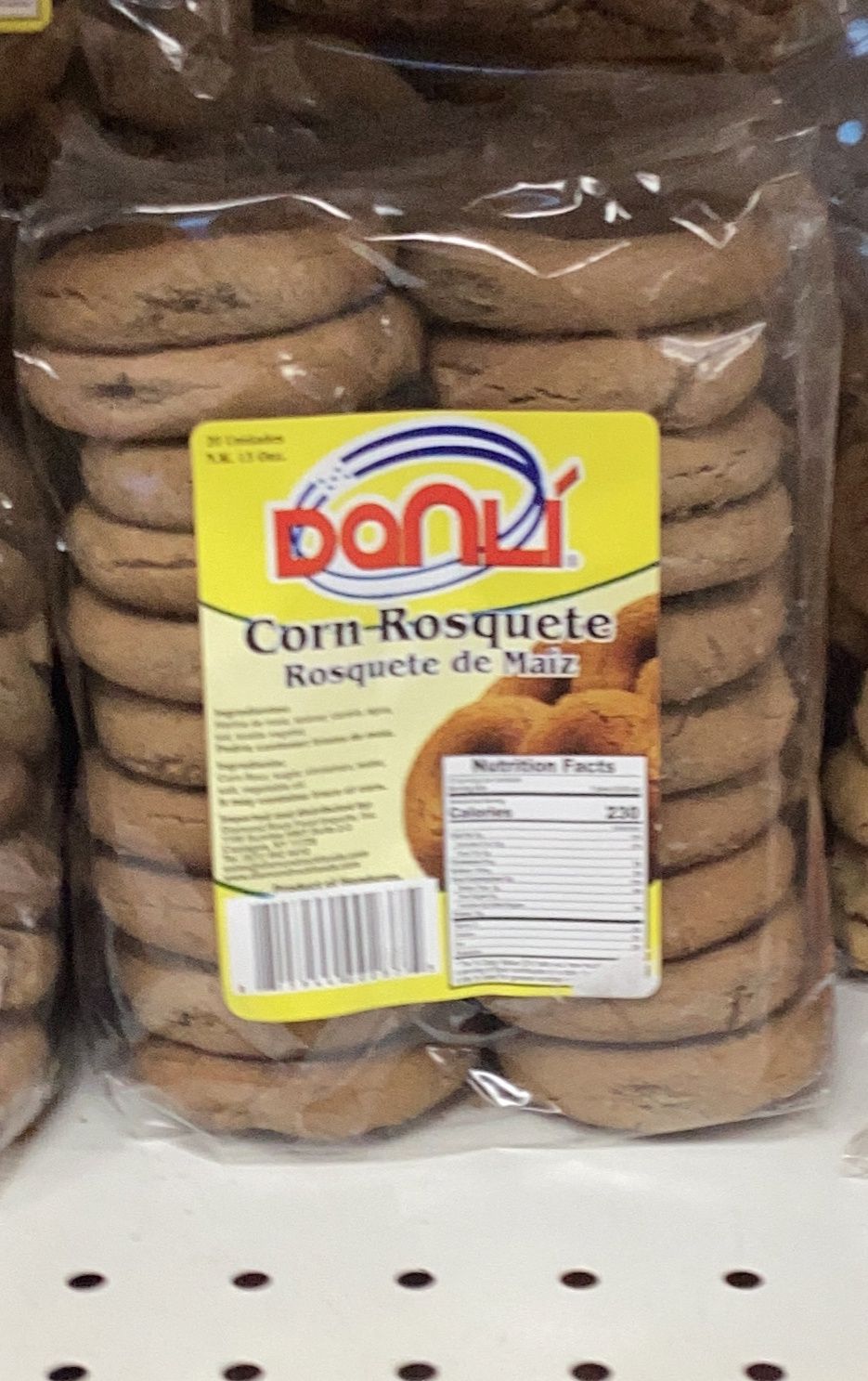 Danli Rosquete De Maiz