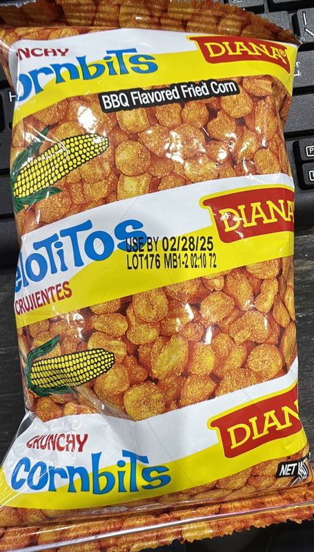 Diana elotitos crujientes BBQ flavor 4.05 oz