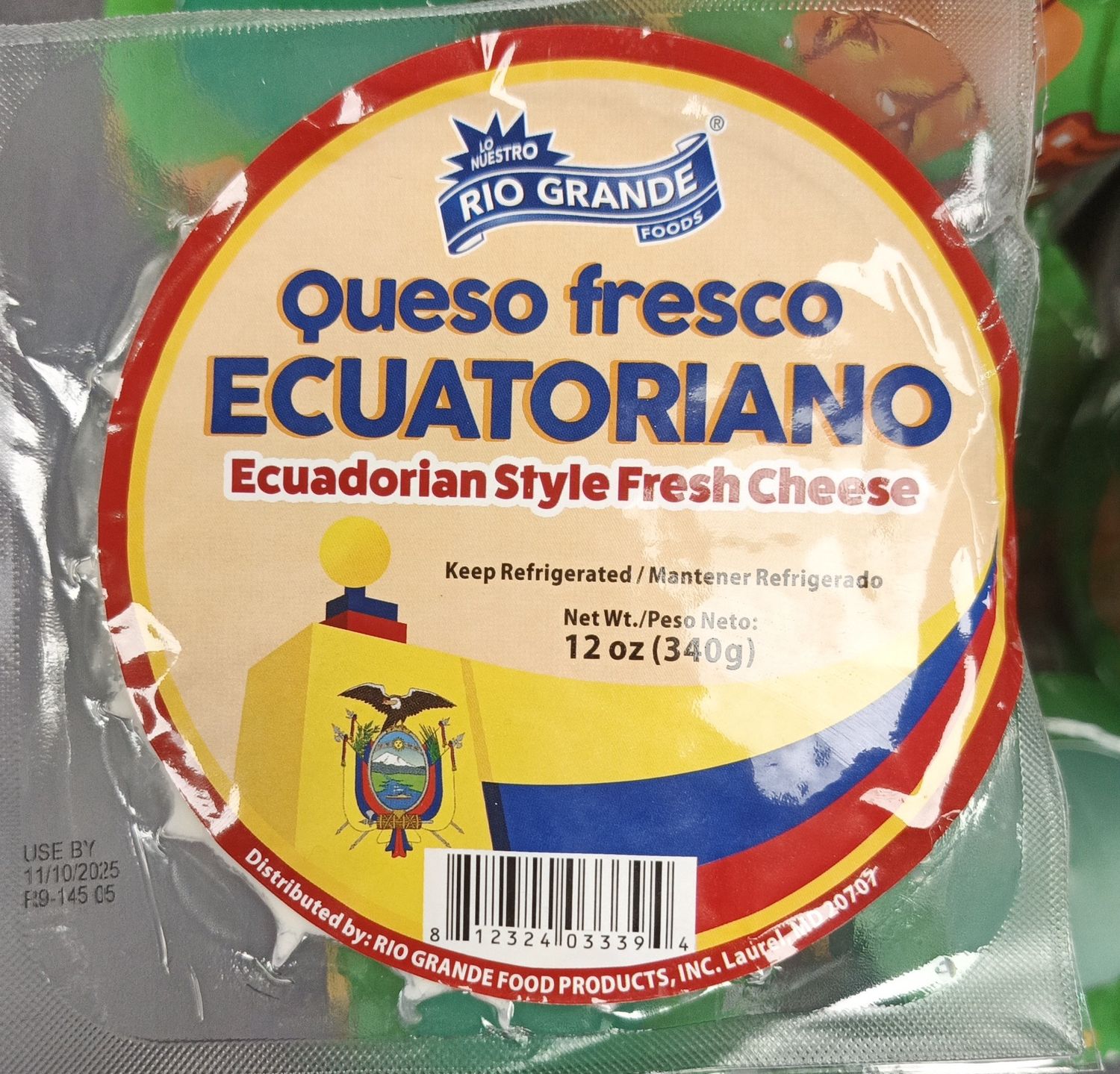 Queso Fresco Ecuatoriano Rio Grande