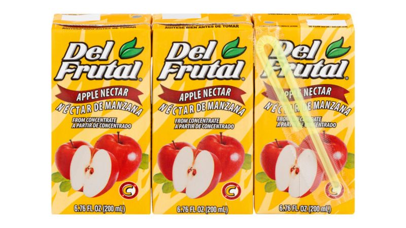 Del Frutal Tripack Manzana
