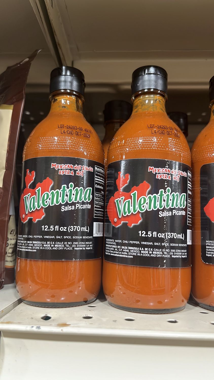 Valentina Salsa Picante Extra hot 12.5oz