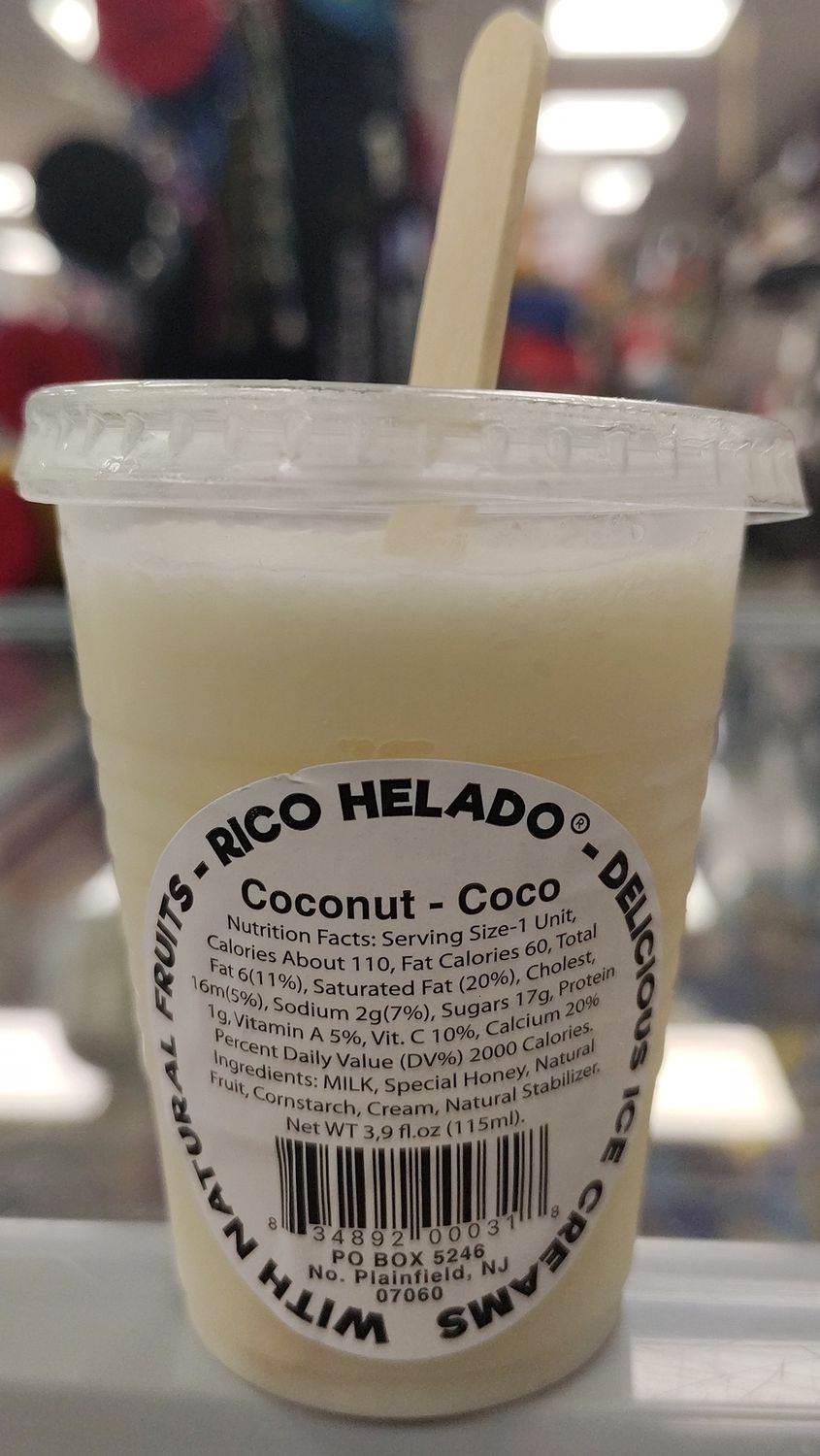 Helado De Coco.