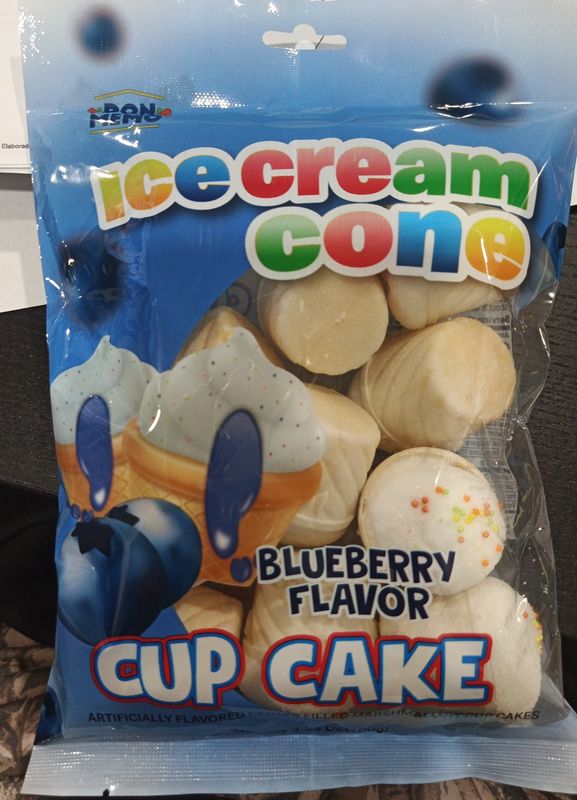 Ice Cream Cone Blueberry