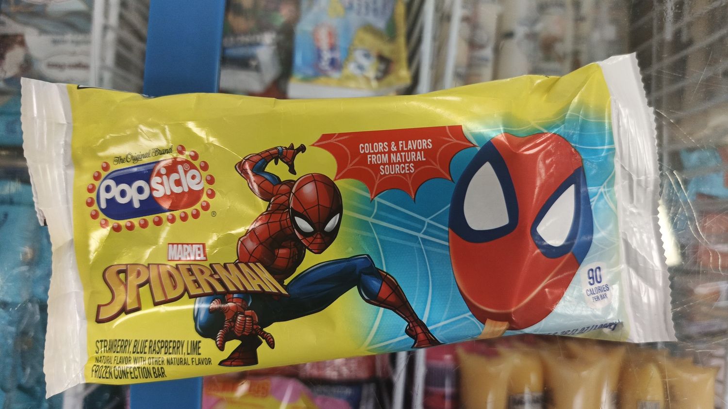 Helado Spiderman
