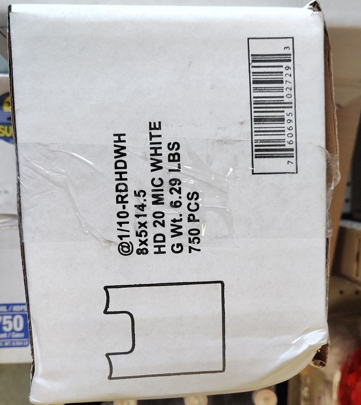 Caja funda  blanca pea