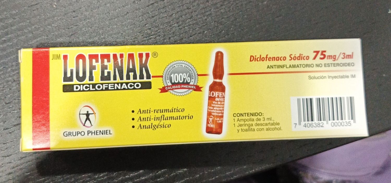 Lofenax Diclofenaco Ampolla
