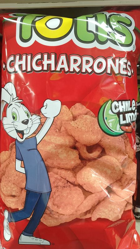 Totis Chicharones Chile/Limon