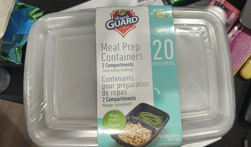 Contenedor de Alimentos Con 2 Separaciones