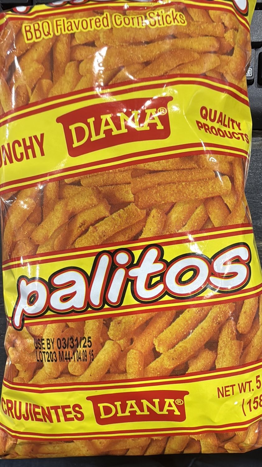 Diana palitos crujientes BBQ flavor 5.57 oz