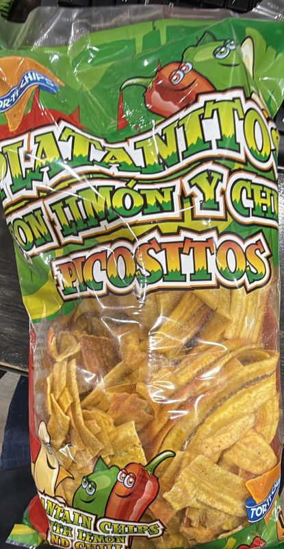 Platanitos con limón y chile picositos 20 oz