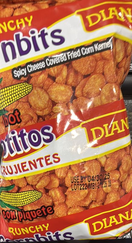 Diana elotitos crujientes con piquete 4.05 oz