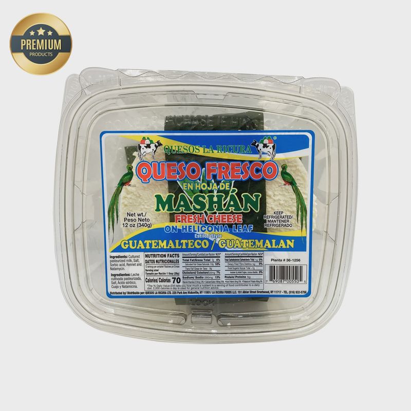 Queso Fresco En Hojade Mashan