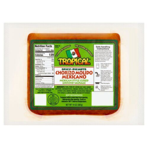 Ground mexican chorizo