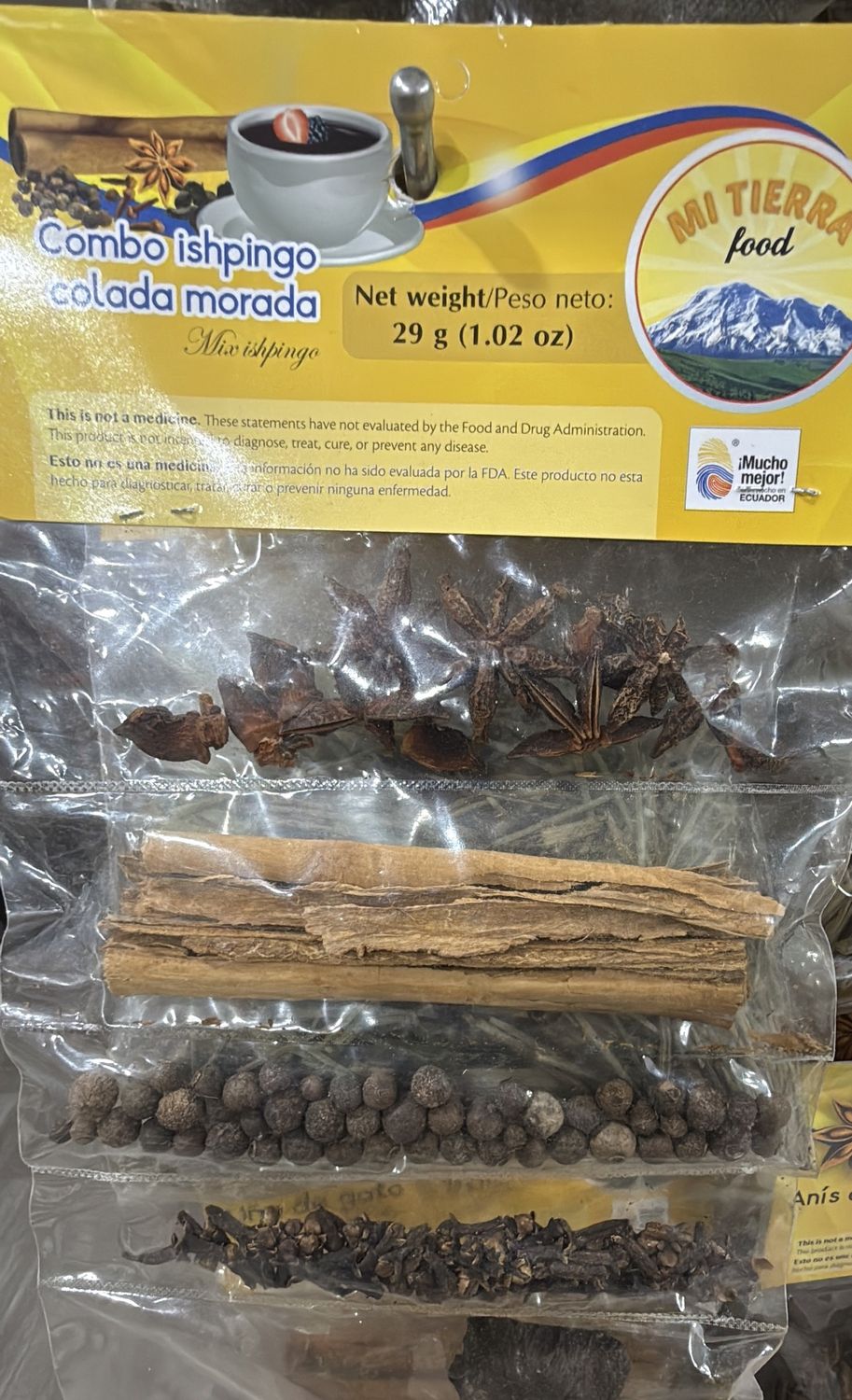 Mi tierra food Combo Especias 1.02 oz