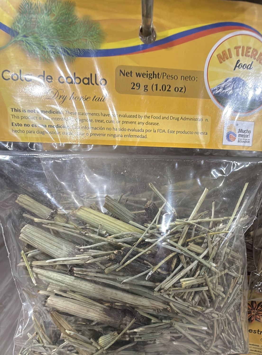 Mi Tierra food Cola De Caballo 1.02 oz