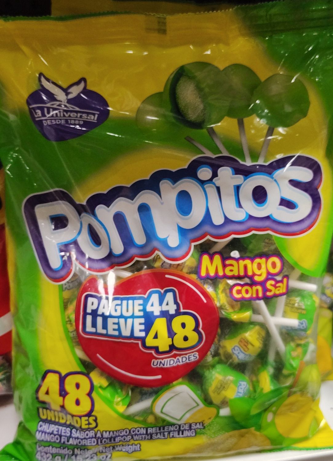 Pompitos Mango/Sal