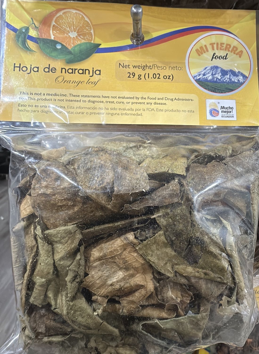 Mi tierra food Hoja De Naranja 1.02 oz
