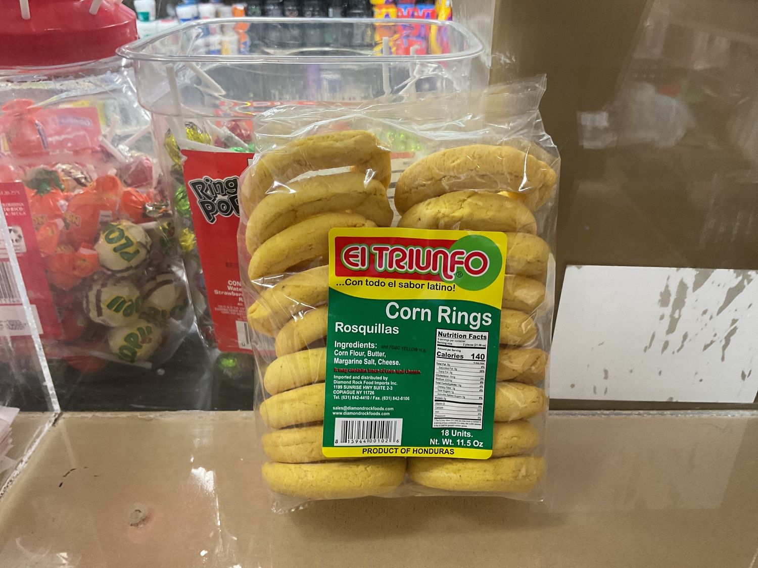 Rosquilla corn rings el triunfo