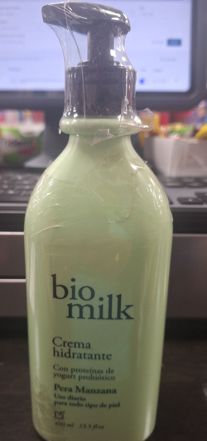 Crema Humectante Biomilk Pera Manzana