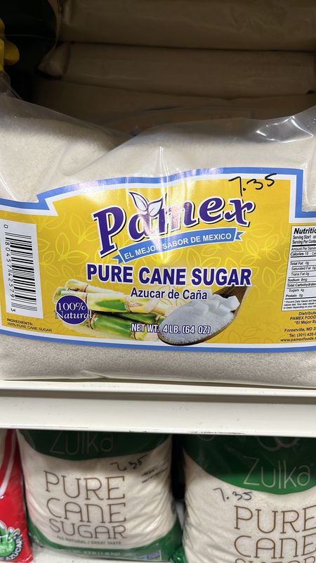 Pure Cane Sugar Azúcar de Cana 4lb