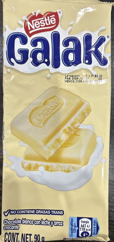 Nestle Galak Barra Grande Caja x 3