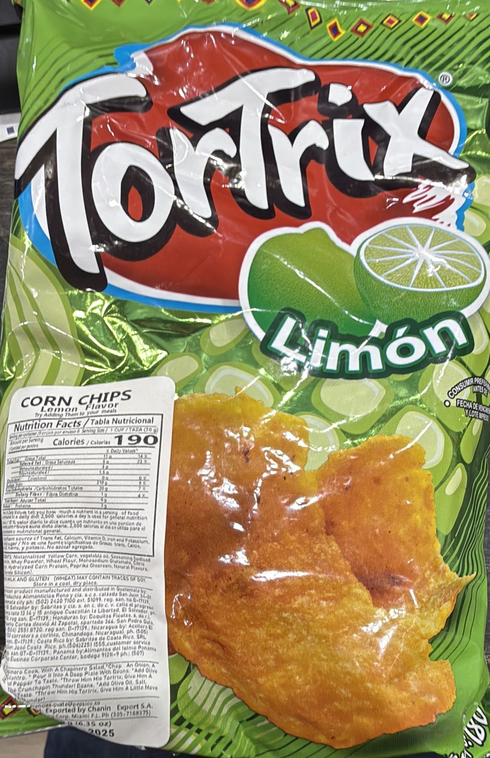 Tortrix limón 180g