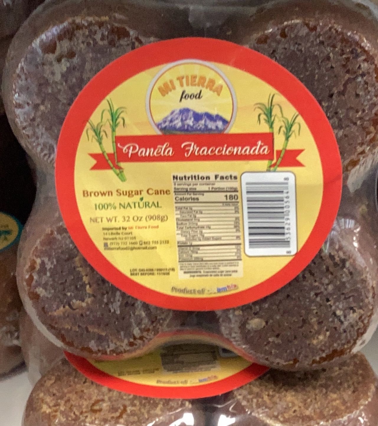 Panela Fraccionada 32 Oz Mi Tierra