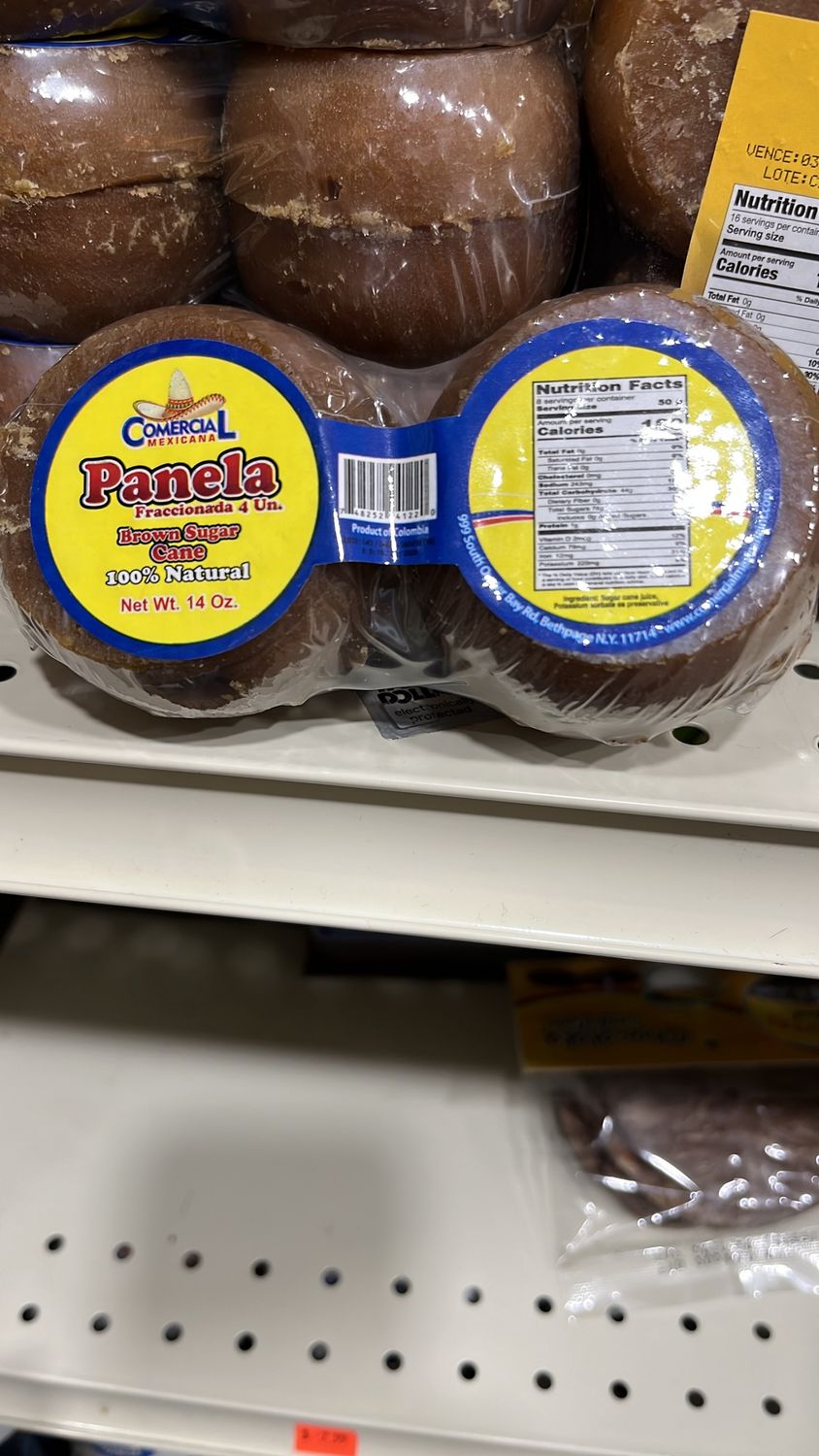 Panela Fraccionada x4 Comercial Mexicana