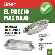 Bandeja De Aluminio Grande Rectangular / Ovalada