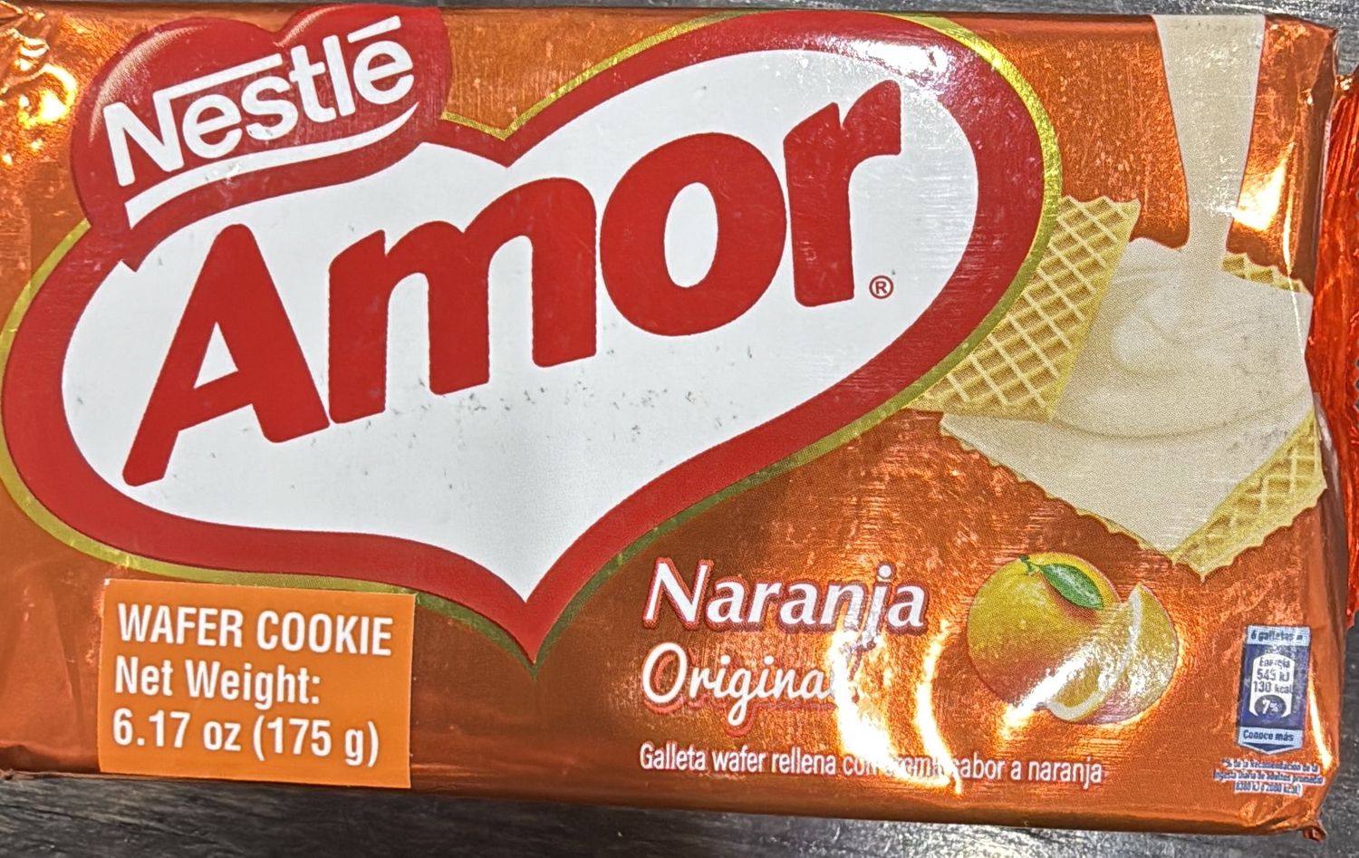 Nestle Galletas amor naranja 6.17 oz