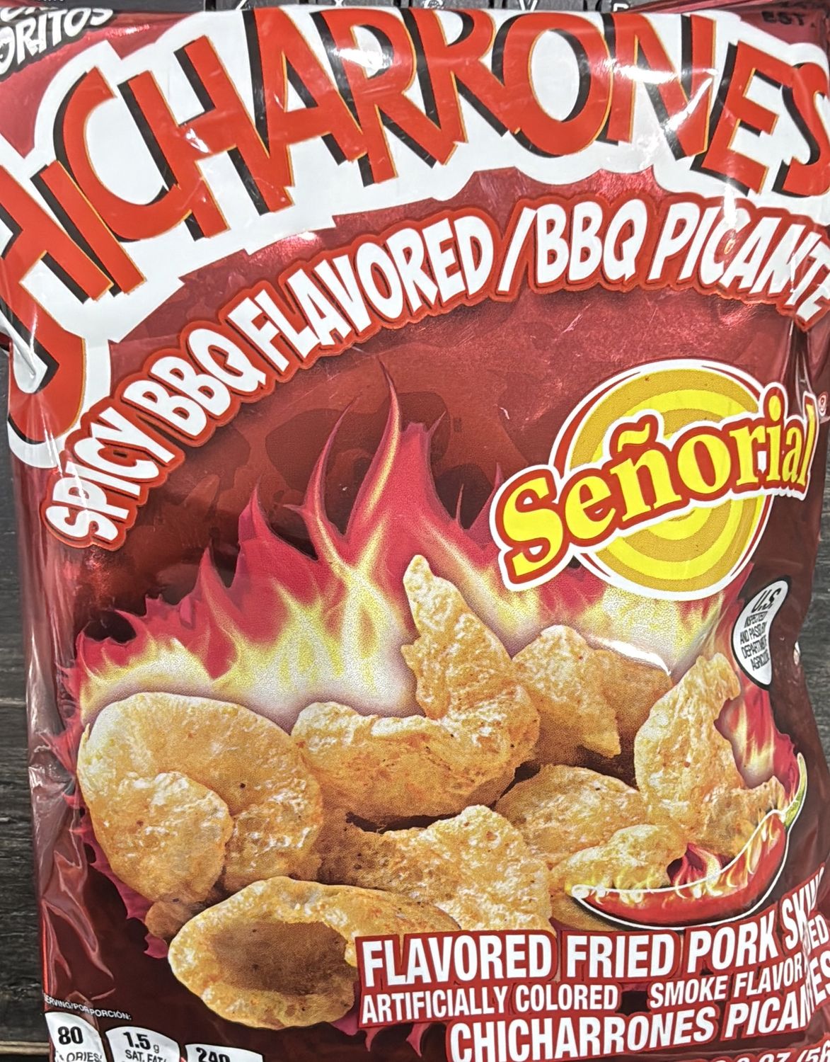 Chicharrones BBQ Picante Señorial 2.0 oz