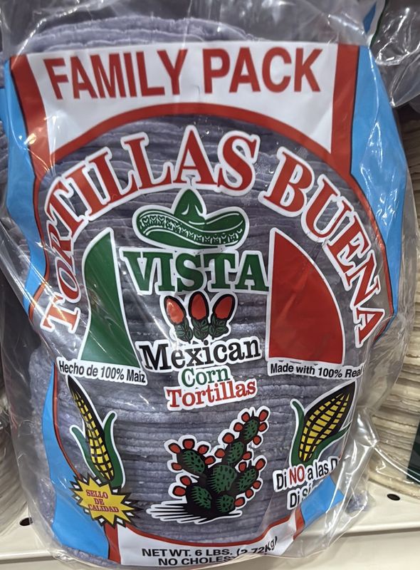 Tortillas Buena Vista Family Azul