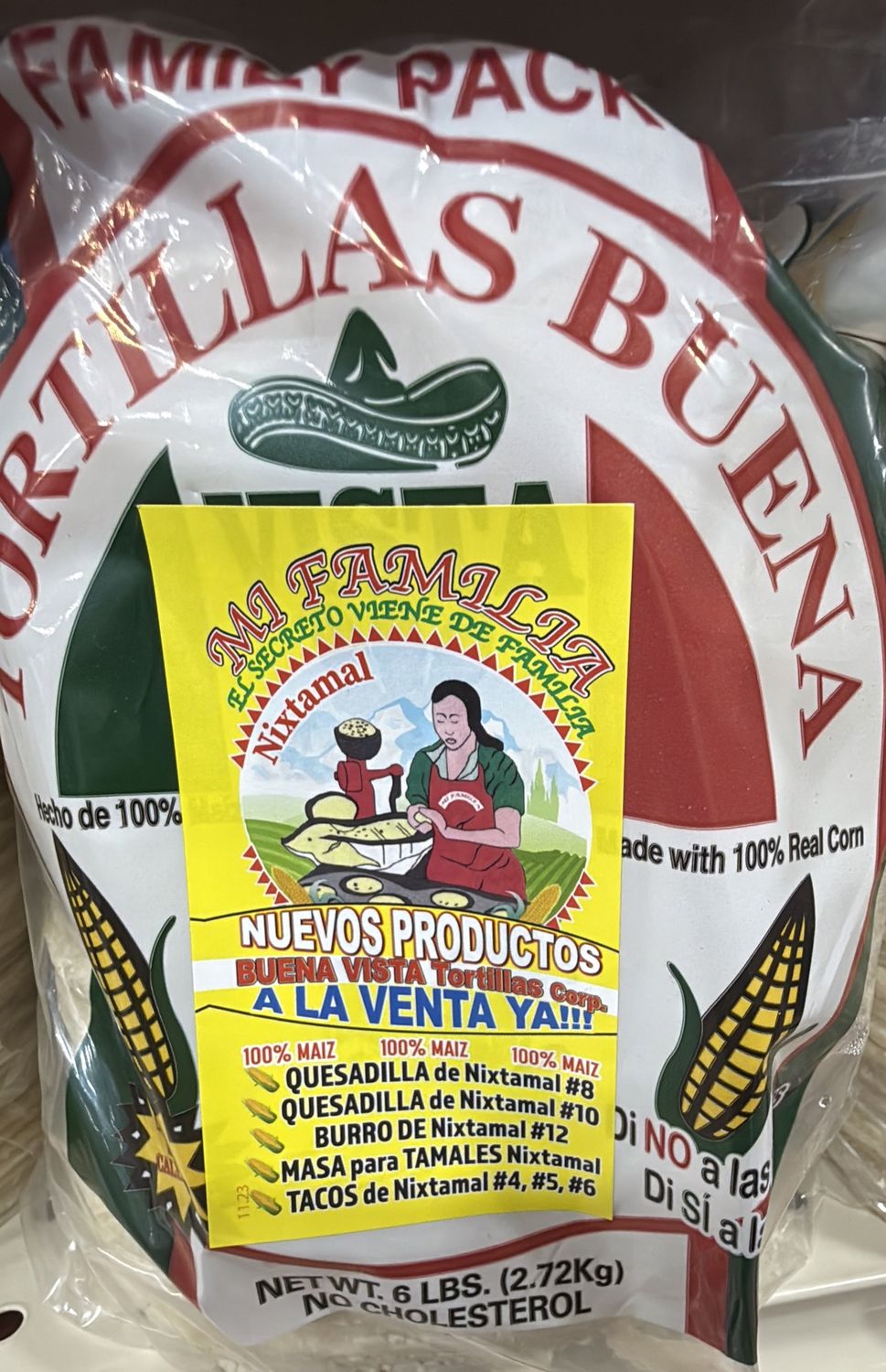 Tortilla Buena Vista  6lbs Blanca