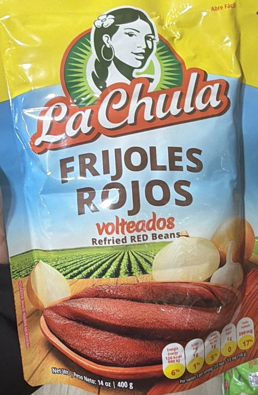 la chula frijoles rojos