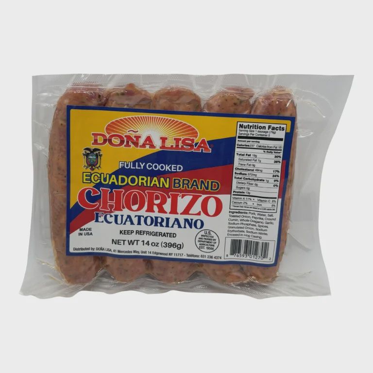 Doña Lisa Chorizo Ecuatoriano 14 Oz