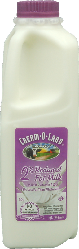 2% Milk 1/4 Quart