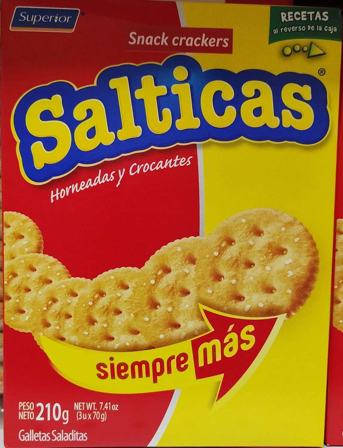 Salticas Snack Crackf. Fo210 G