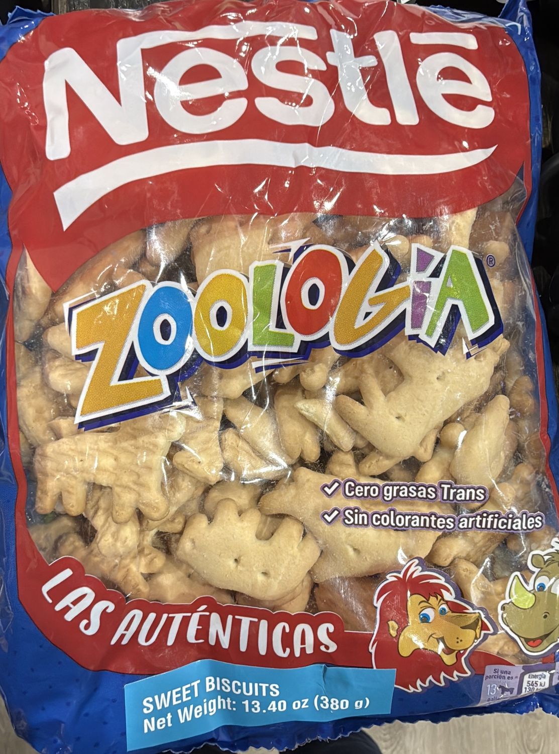 Nestle zoología galletas 13.40 oz