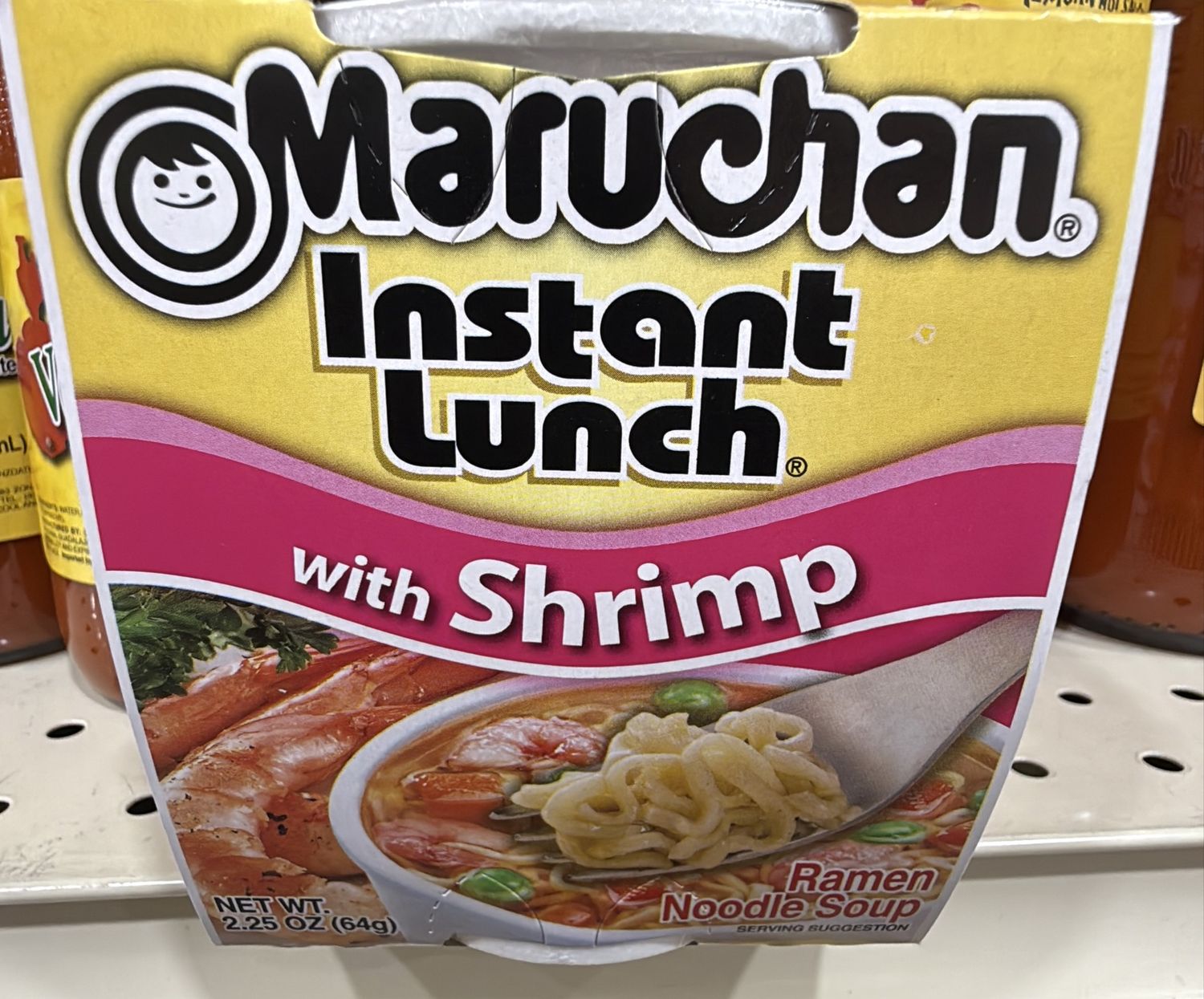Maruchan instant with shrimp 2.25 oz