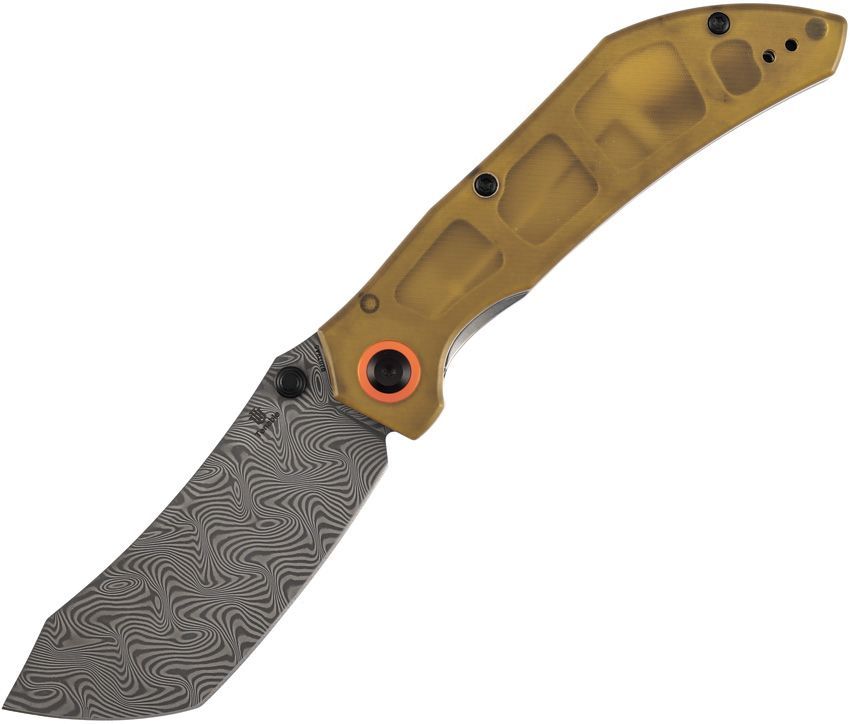 Tenable Knives Tipper Linerlock Amber PEI