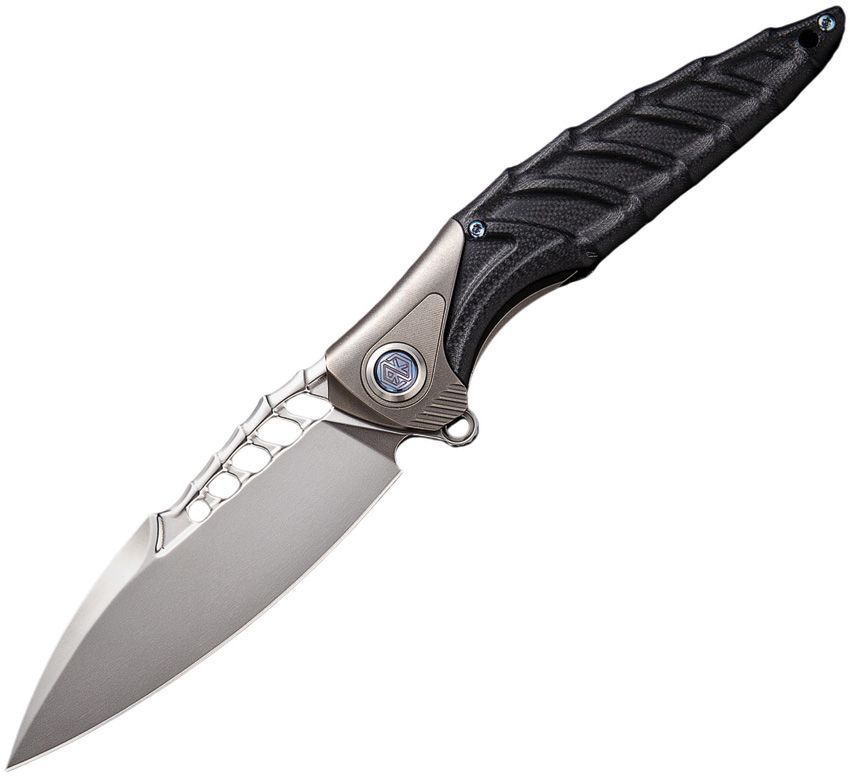 Rike Knife Thor 7 w/ Integral Framelock, Black G10 Handle, 154CM Stainless Blade