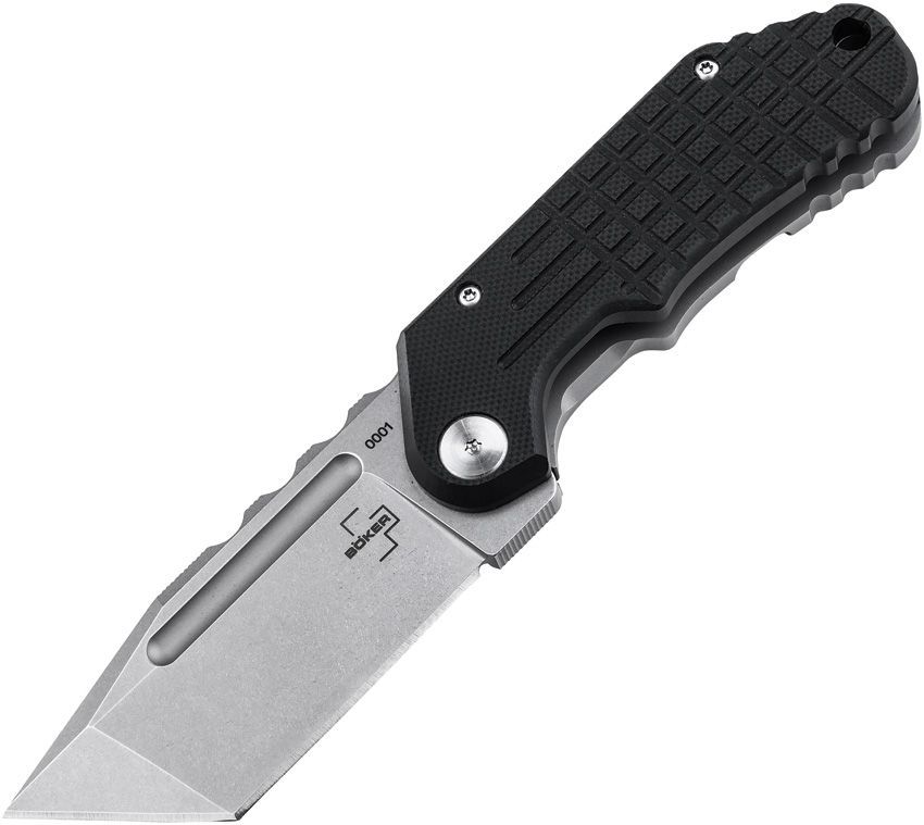 Boker Davlin Framelock, Tanto Blade, D2 Steel, Designed by Midgards Messer