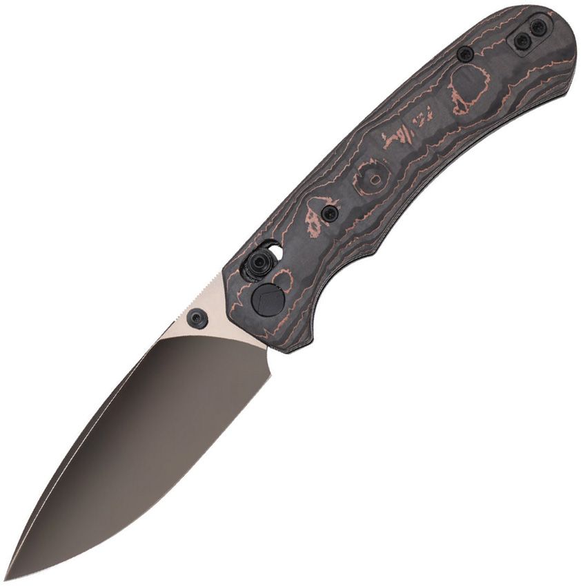 Ferra Monster Spectrum Crossbar Lock, Carbon Fiber Copper Foil Handle