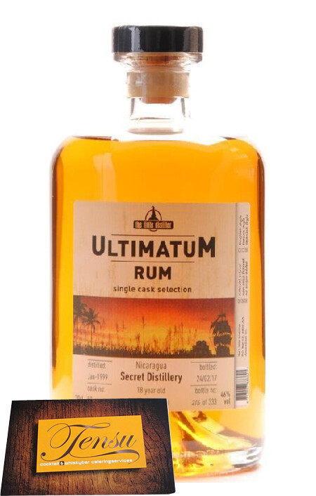 Secret Distillery 18 Years Old Nicaragua Rum (1999-2017) "Ultimatum"